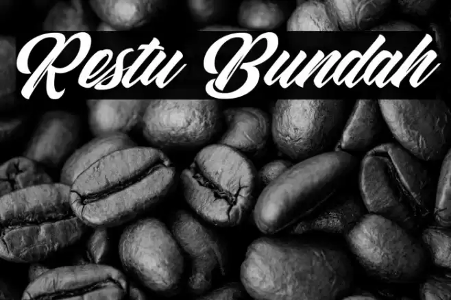 Restu Bundah Font examples