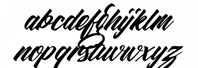 Restu Bundah 字体 小写