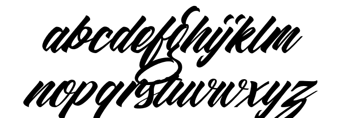 RestuBundah Font LOWERCASE