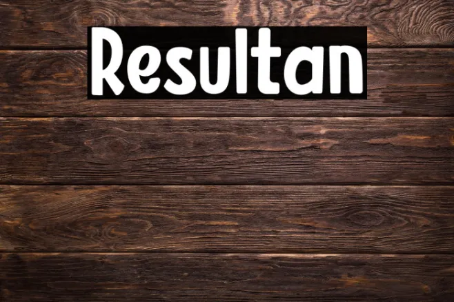Resultan Example 1