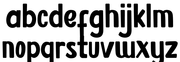 Resultan Font LOWERCASE