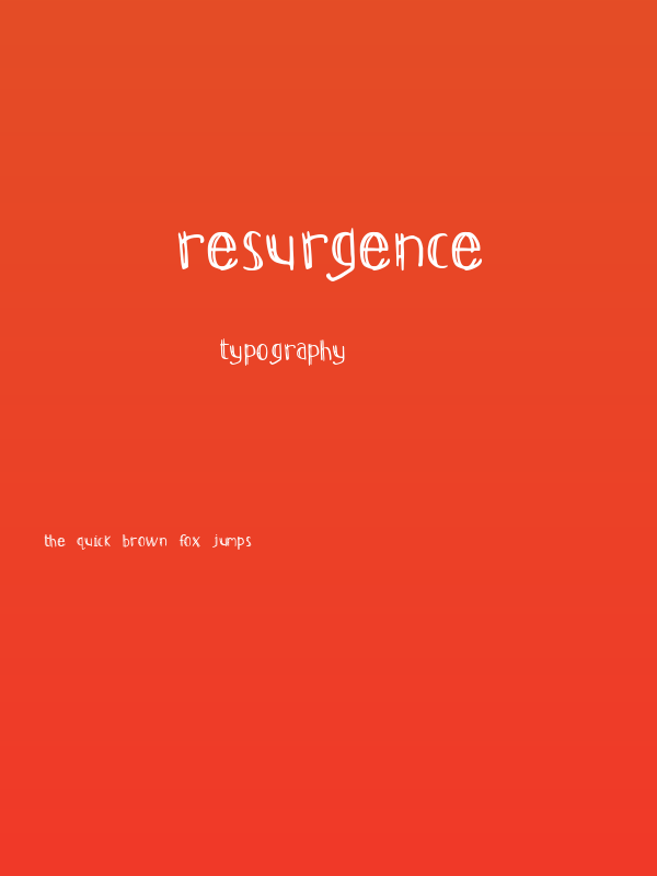 Resurgence Poster