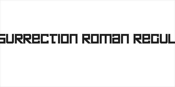 Resurrection Roman Regular Logo