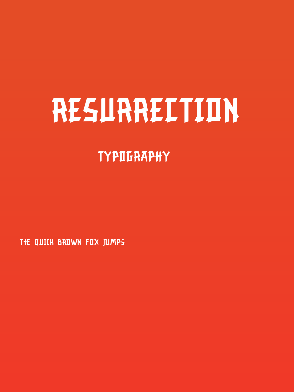 Resurrection Poster