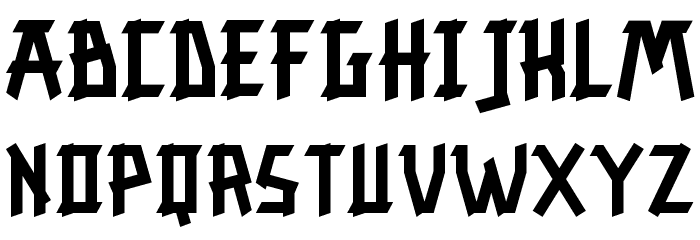Resurrection Font LOWERCASE