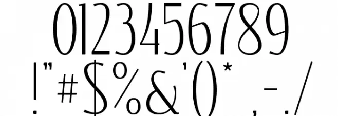 Reswysokr Font OTHER CHARS