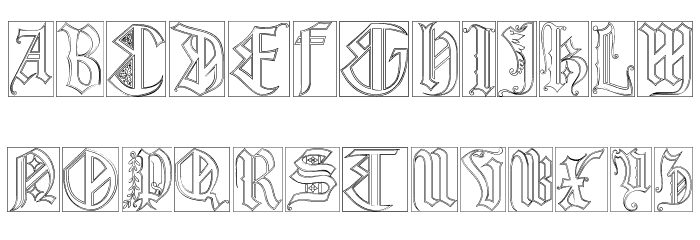 Reta Caps Font LOWERCASE