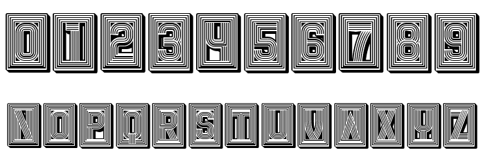 Retailer 3D Regular Font OTHER CHARS