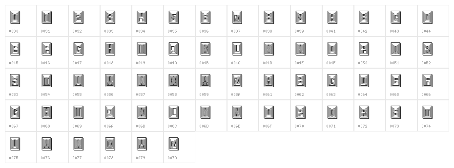 Retailer 3D Regular Character Map