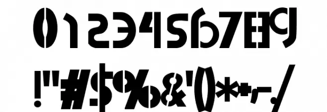 Retailistic Font OTHER CHARS