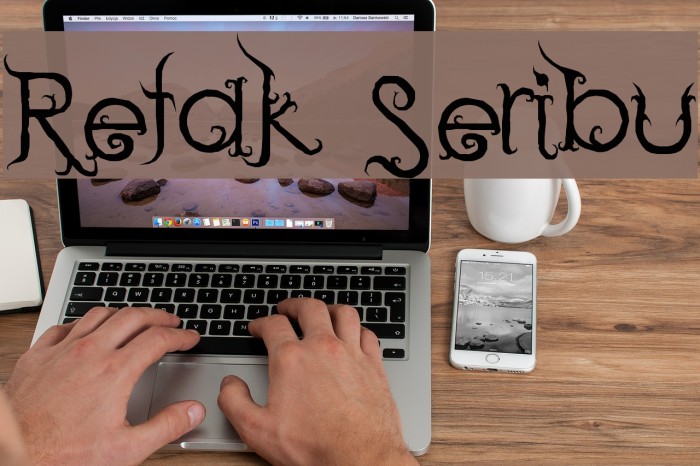 Retak Seribu Font examples
