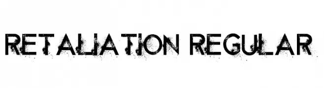 Retaliation Regular  フリーフォントのダウンロード