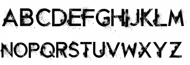 Retaliation Regular Schriftart Groß