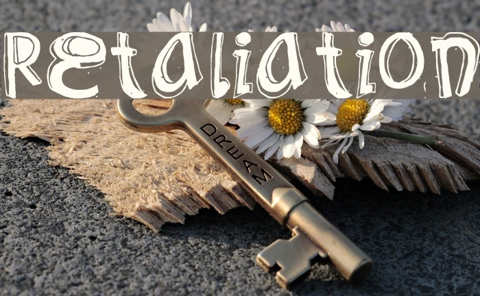 Retaliation Font examples