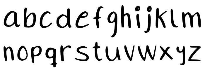 Retamosita Regular Font LOWERCASE