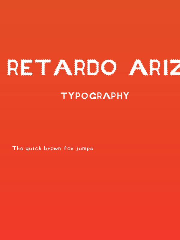 Retardo Arizona Poster