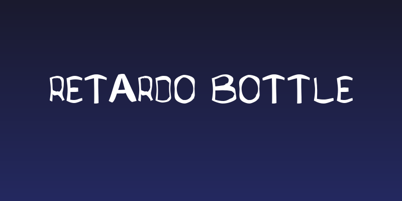 Retardo Bottle Social Header