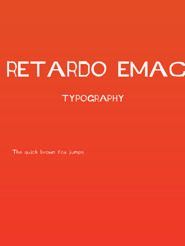 Retardo Emaciated Poster