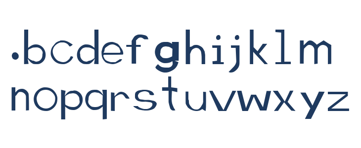 Retardo Emaciated Lowercase