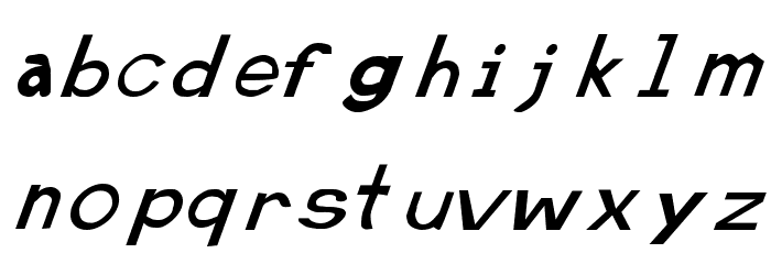 Retardo Italic Шрифта строчной