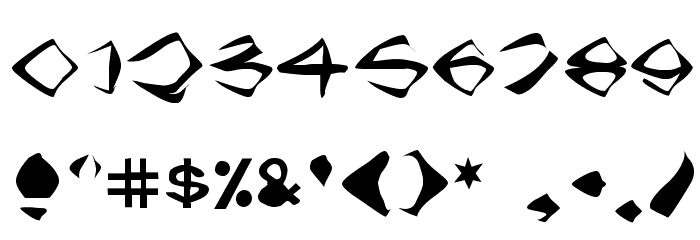 Retardo Psycho Font OTHER CHARS