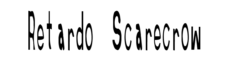 Retardo Scarecrow  免费字体下载