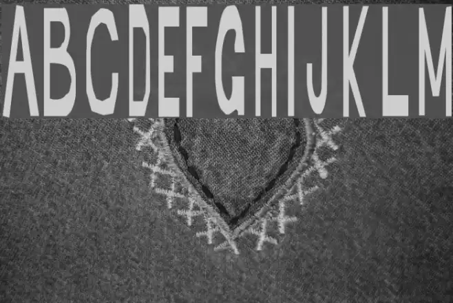 Retardo Scarecrow Font examples