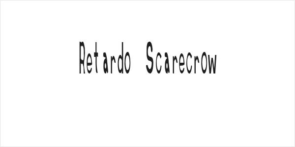 Retardo Scarecrow Logo
