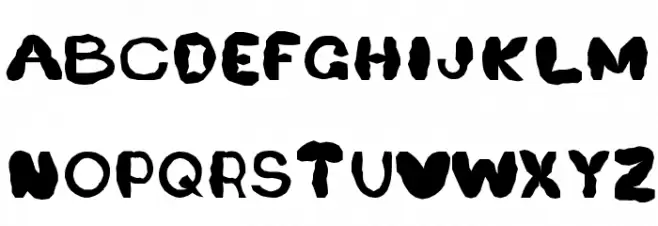 Retardo Splat Polices MAJUSCULES
