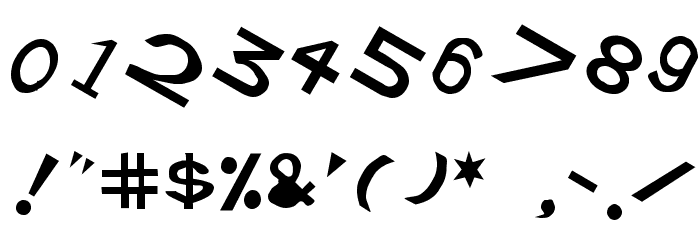 Retardo Tipsy Font OTHER CHARS