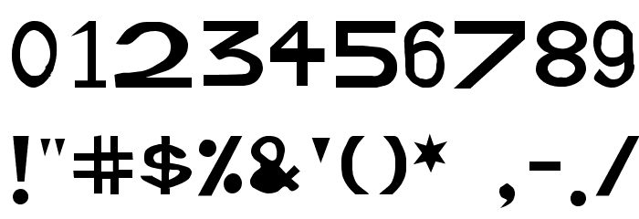 Retardo Font OTHER CHARS
