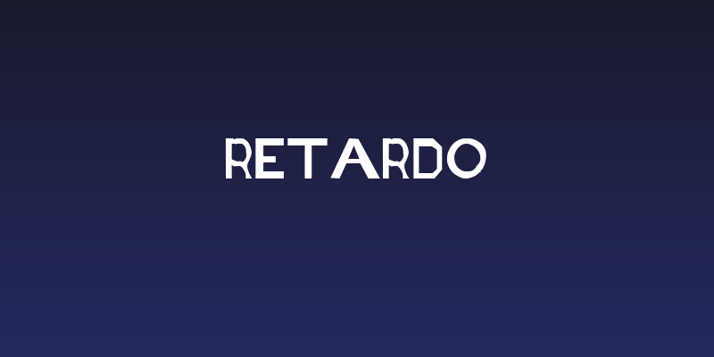 Retardo Social Header