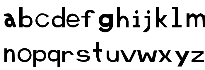 Retardo Font LOWERCASE