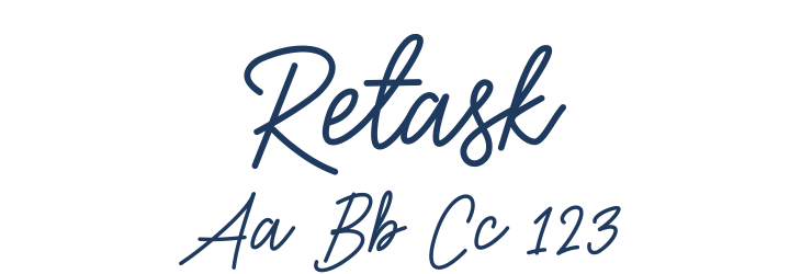 Retask Font Preview