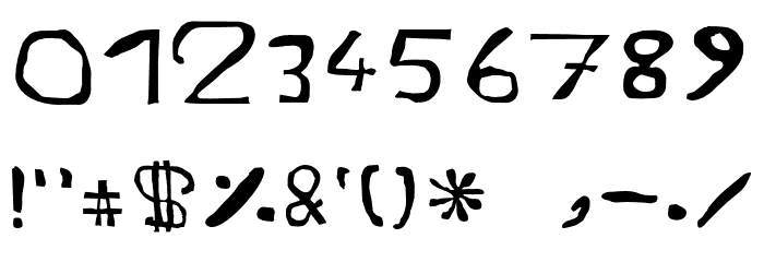 RetepRelleum Font OTHER CHARS