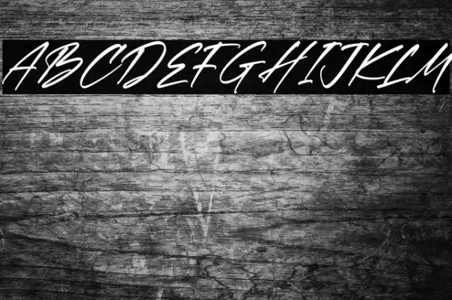 Rethaster Italic Font examples