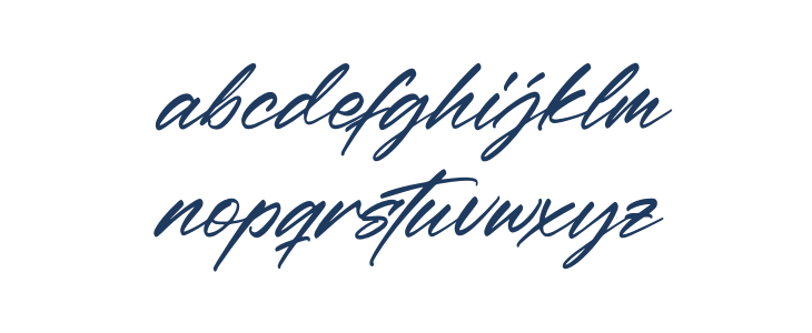 Rethaster Italic Lowercase
