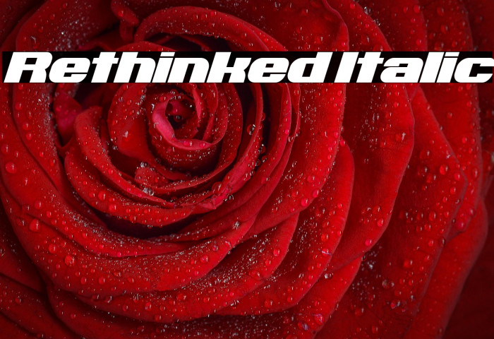 Rethinked Italic Example 3