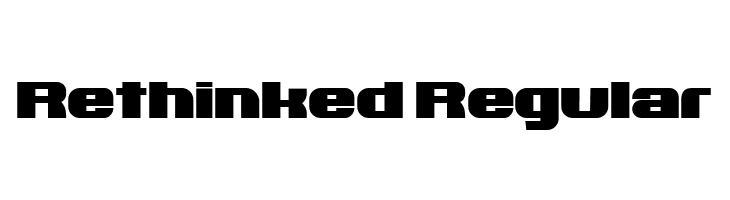 Rethinked Regular  Descarca Fonturi Gratis