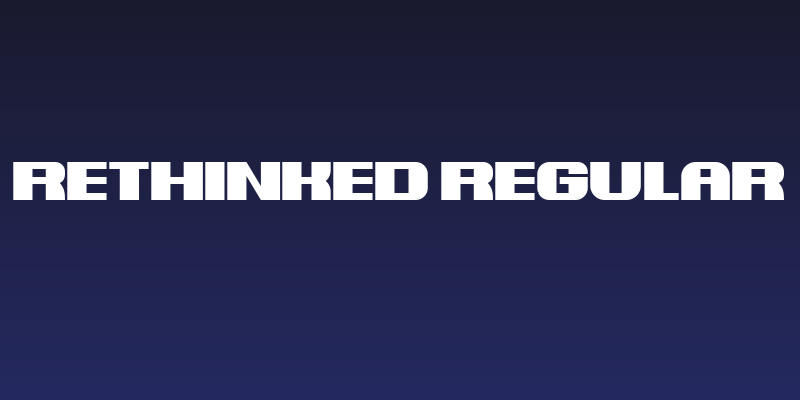 Rethinked Regular Social Header