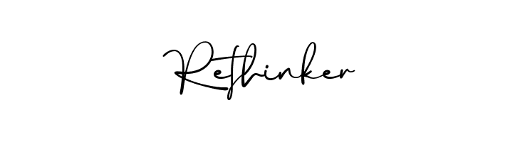 Rethinker  Fuentes Gratis Descargar