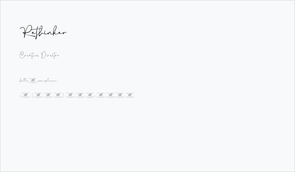 Rethinker Business Card