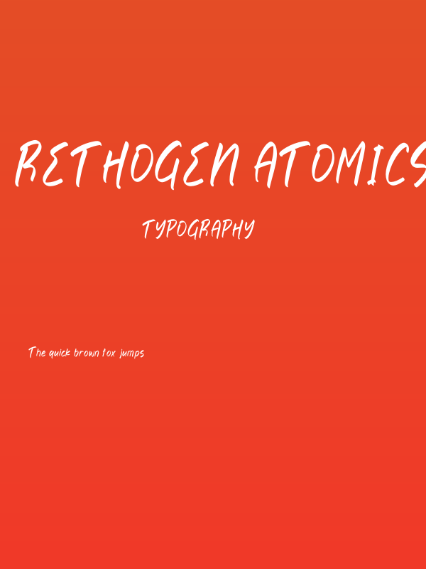 Rethogen Atomics Poster