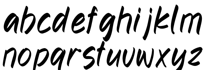 Rethogen Atomics फ़ॉन्ट लोअरकेस