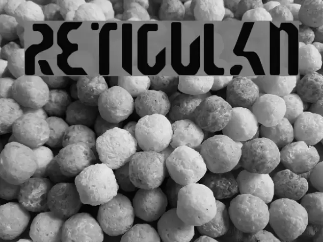 Reticulan خط examples