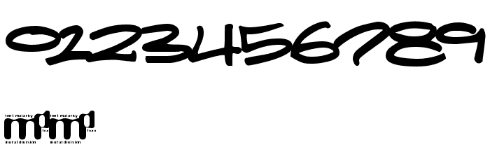 Reticulum 3 Font Alte caractere
