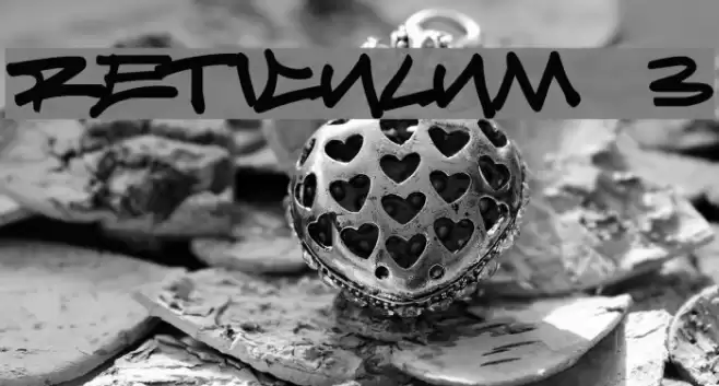 Reticulum 3 Font examples