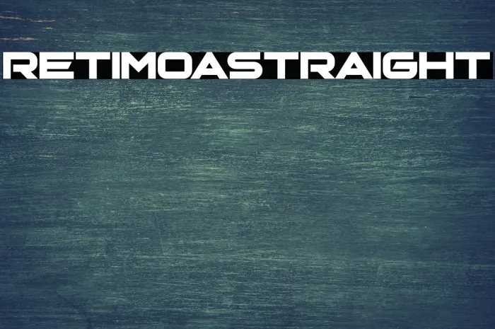 Retimoa Straight Example 3