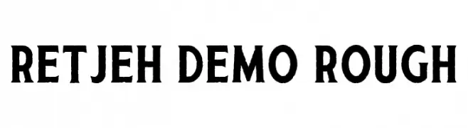 Retjeh Demo Rough  baixar fontes gratis