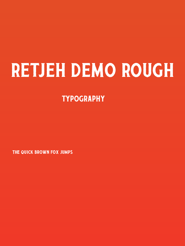 Retjeh Demo Rough Poster